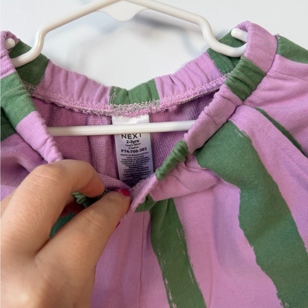 next Lilac Crewneck Sweatshirt with Embroidered Detail - Picture 7 of 8